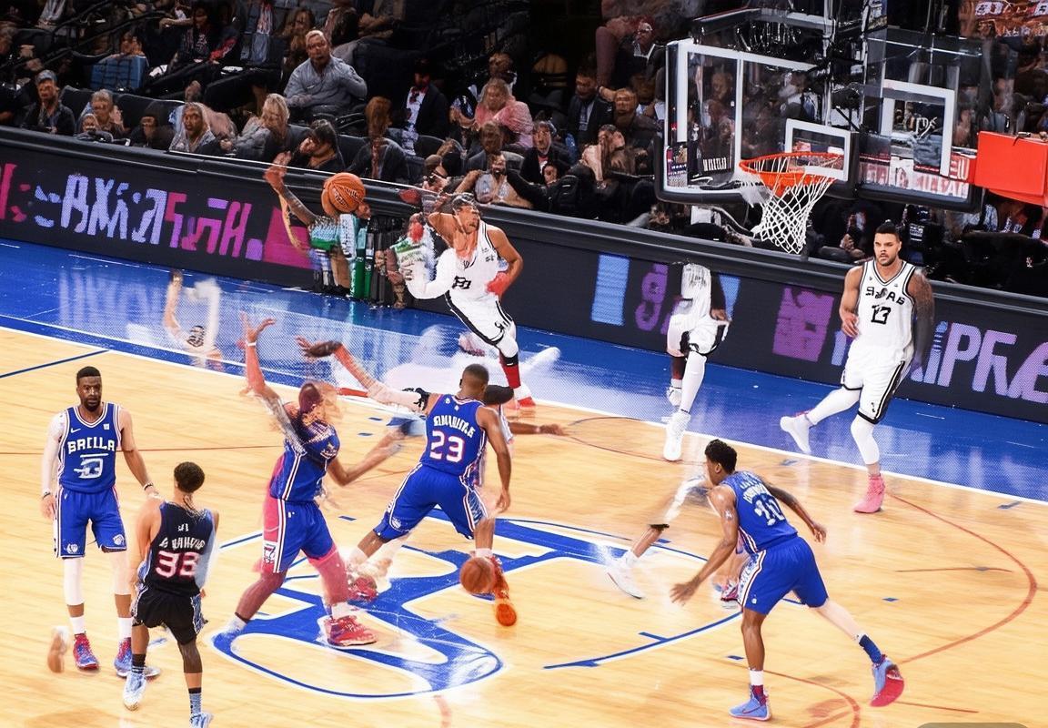 2017年NBA马刺对阵76人巅峰对决盘点(图2)